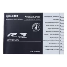 Manual Do Proprietário Yzf R3 20-22 Original Yamaha