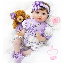 Aori Reborn Baby Dolls 22 Pulgadas Lifelke Baby Girl Doll En