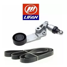 Kit Correia Alternador Acess.tensor Lifan X60 1.8 16v 128cv