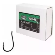 Anzol Pesca Chinu N-6 Black Marine Sports 100 Peças Tilapia