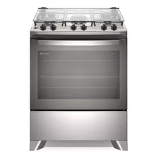 Fogão 5 Bocas Electrolux À Gás Fe5ic Mesa Inox Efficient 110v/220v Com Forno Perfectcook E Vaporbake