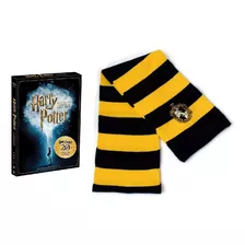 Box Dvd Harry Potter Coleção Completa + Cachecol Lufalufa