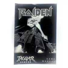 Raiden - Manual Original De Atari Jaguar Ntsc
