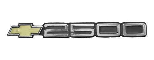 Emblema Logo 2500 Viejo Color Dorado Y Plata Chevrolet Foto 2