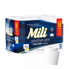 Papel Higienico Mili Doble Hoja 30mts Pack 5 Paquetes 60roll