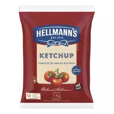 Kétchup Hellmanns X 3 Kg Sin Tacc (caja X 3 Unid)