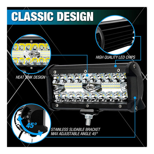 Barras Led Neblineros 4x4 Ford Bronco 2.9l Foto 3