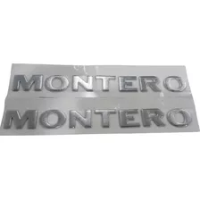 Emblemas Mitsubishi Montero Letras Sueltas Cromadas. 