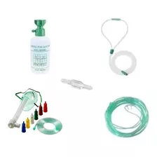 Kit Para Oxigenioterapia C/ Umid + Cat+ Ext + Con + Mascara