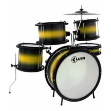 Bateria Acústica Infantil Luen Pop Kids Varias Cores Complet