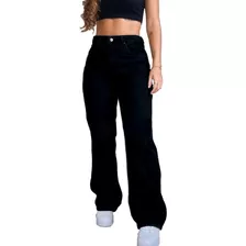 Calça Jeans Feminina Wide Leg Pantalona Premium Cinturaalta 