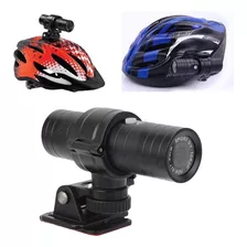 Cámara De Acción Hd 1080p Para Casco De Bicicleta Y Moto