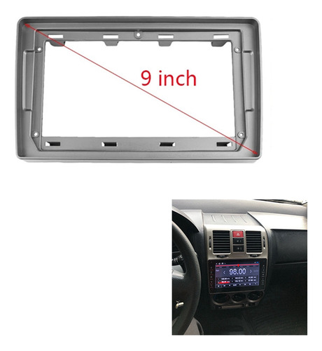 Placa De Marco Estreo Para Radio De Coche Getz 2004-2006, D Foto 8