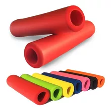 Manopla Punho Bike Mtb Espuma Gel Silicone Várias Cores Luva