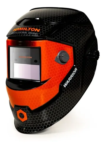  Mascara Soldar Careta Fotosensible Hamilton Mig Mag Tig Negro Guerrero