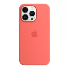 Funda De Silicona Apple Magsafe Para El iPhone 13 Pro max Coral Pomelo Rosa