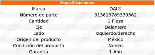 (1) Base Amortiguador Del Izq/der Honda Prelude 83/01 Dai Foto 3