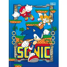  Folhas Caderno Brochura Sonic Grande 80 Folhas Tilibra