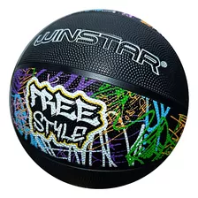 Pelota De Basket Winstar Freestyle #7 Goma Foam Celular