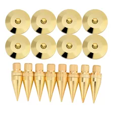 Fosa Speaker Spike Pad Kit, 8 Pares Pure Copper Spike Isolat