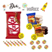 Pack Regalo X6pico Dulce X6chupetoncito X6kit Kat X6game