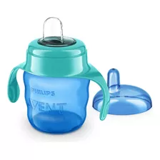 Copo De Transição Bico Silicone Azul 6m+ 200ml Philips Avent