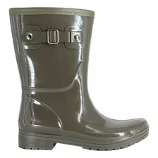 Bota De Agua Con Polar Cressida Verde Alquimia