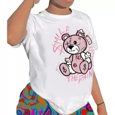 Blusa Camiseta T-shirt Estampa Anime Viscolycra Confortável 