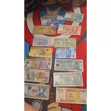 Billetes Antiguos De Costa Rica Y Otros Países 