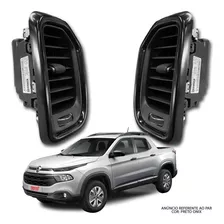 Par Difusor Ar Lateral Preto Fiat Toro Freedom 2019