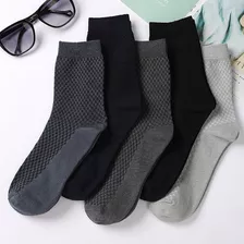 5 Pares De Calcetines De Fibra De Bambú Para Hombre, Deporte