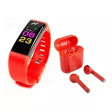 Reloj Inteligente Smart Band Watch Ios Android + Auriculares