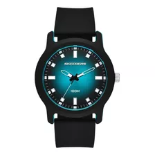 Reloj Hombre Skechers Ostrom De Silicona Correa Negro