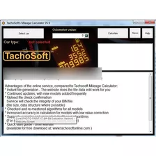 Tacho Soft 23.1 Programa Calculadora De Km Para Painel Autos