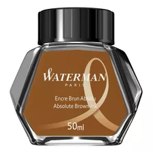 Tinta Para Caneta Tinteiro Waterman Absolute Brown 50ml