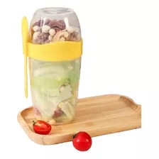 Vaso Para Yogurt Leche Y Cereal Frutas Frutos Secos Portable