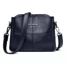 Bolso De Mujer Casual De Cuero Ombro Crossbody Bolso