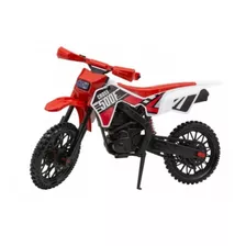 Moto De Brinquedo Grande Motocros Pneu Borracha Amortecedor 