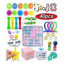 Brinquedo De Alívio De Estresse Rainbow Pioneer Toy, 40 Peça