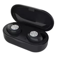 Auriculares In-ear Inalámbricos Etheos Abt-n Negro Con Luz Led