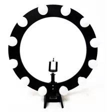 Iluminador Ring Light De Mesa 50 Cm Diâmetro C/ 12 Soquetes