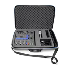 Casematix Music Equipment Mixer Case Compatible Con Zoom Liv