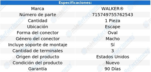 Sensor Cmp Escape Bmw 323ti L6 2.5l 99-00 Walker Foto 6