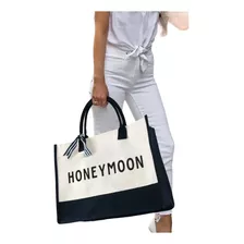 Bolsa Honeymoon Tipo Playa Bride To Be Tote Tela Luna Miel