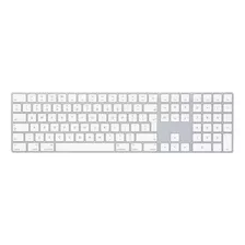 Teclado Bluetooth Apple A1843 Qwerty Inglés Internacional Color Plata Y Blanco - Distribuidor Autorizado