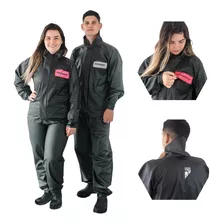 Capa Chuva Motoqueiro Moto Masculina Feminina Gola Pvc Bravo