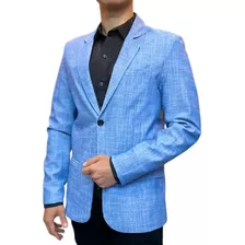 Saco Blazer Hombre Slimfit Casual Formal Traje Lino Elegante