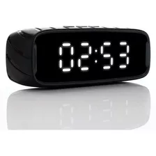 Radio Reloj Despertador Bluetooth Fm Usb Tarjeta Sd Batería