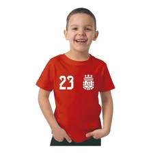 Remera Niño Personalizada Dibu Martinez 23 Seleccion Afa 4