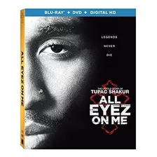 Blu-ray + Dvd All Eyez On Me / La Historia De Tupac Shakur